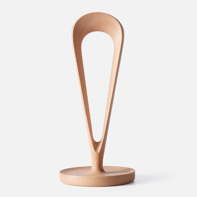 Headphone Stand Desk - حامل سماعات رأس من خشب الجوز،