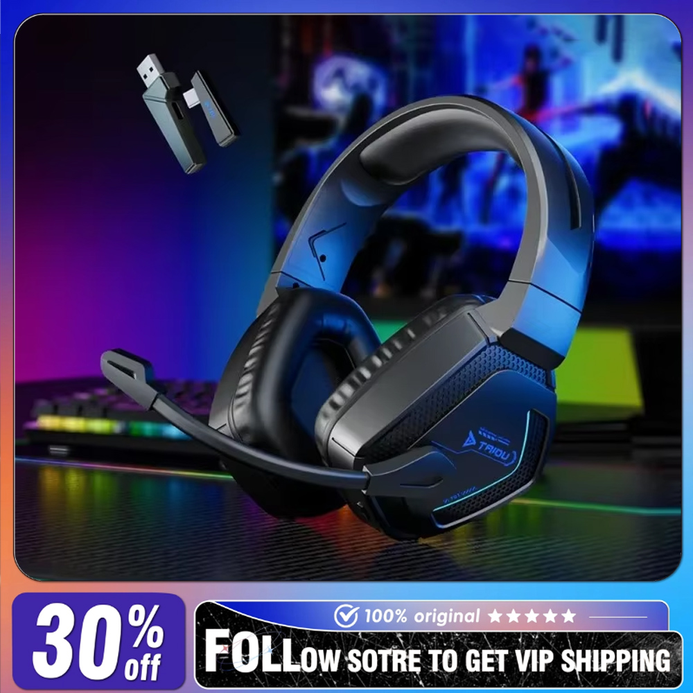 سماعات رأس لاسلكية TAIDU T01 ب - مراجعة Gaming Headset Rgb وسعره