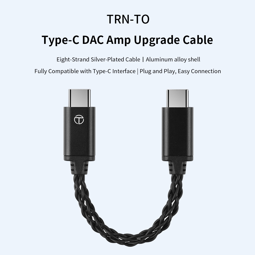 TRN إلى خط التحويل Type-C DAC  - مراجعة Usb C Earphone وسعره